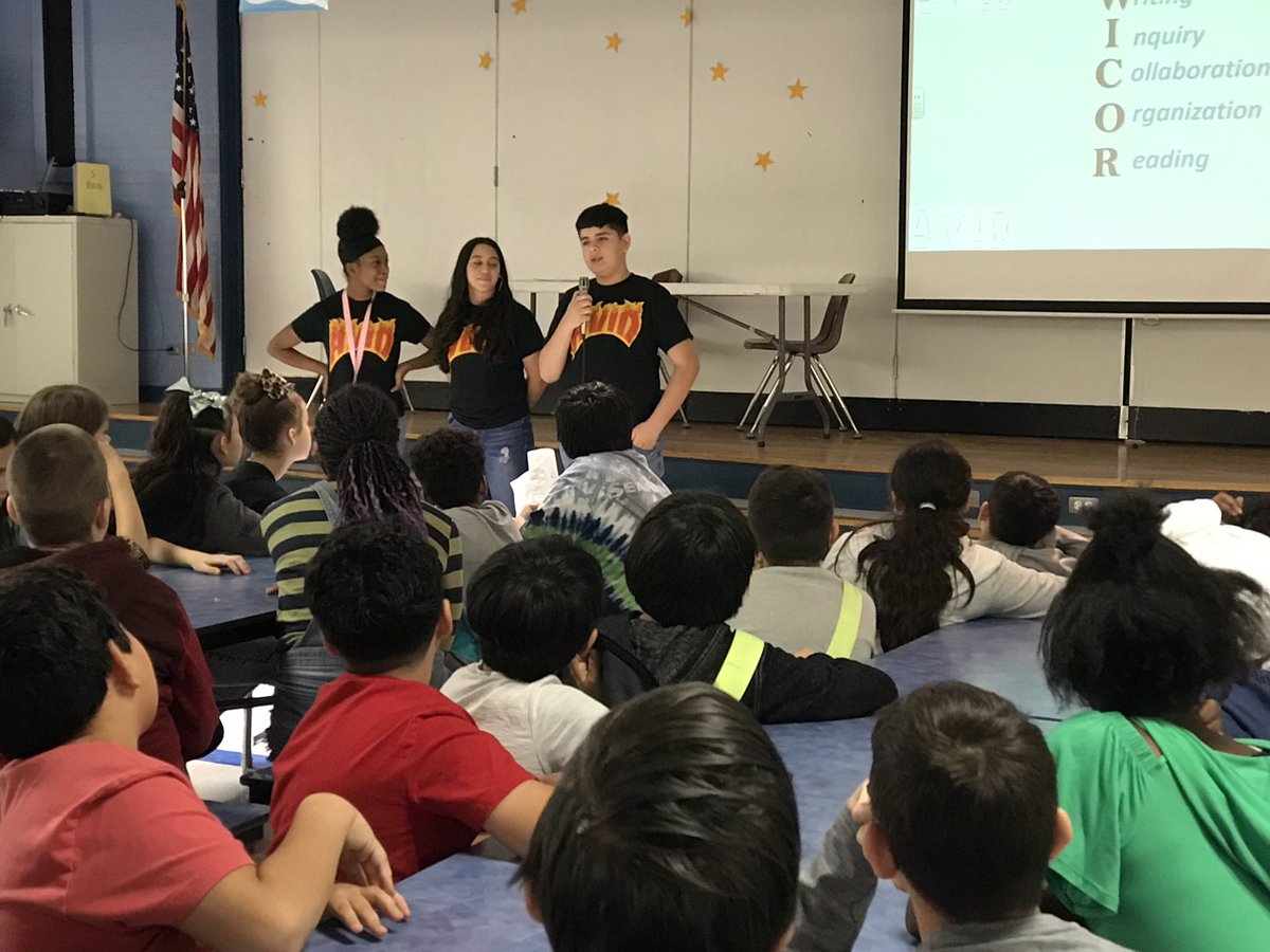 jbullockKMSAVID's tweet photo. Clear Spring students were treated to a presentation by Krueger Middle School AVID students.#StudentLeaders #ClearSpringElementary #iteachavid #rootedkrueger #falconsriseup #theneisdway #thisisavid @etrevi12 @PRINCIPALRUBIO @NEISDLeads @CounselorKMS @McFly_TX https://t.co/Nqxr9L8Jr4