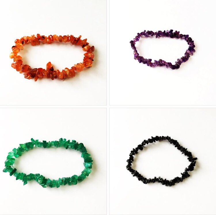 SommerSparkle's tweet photo. Have you seen our gemstone bracelets yet? Perfect for a secret Santa gift or stocking filler #gemstones #secretsantagift #stockingfiller Visit https://t.co/qQKNJ6WEds https://t.co/kZEcw9LN4o