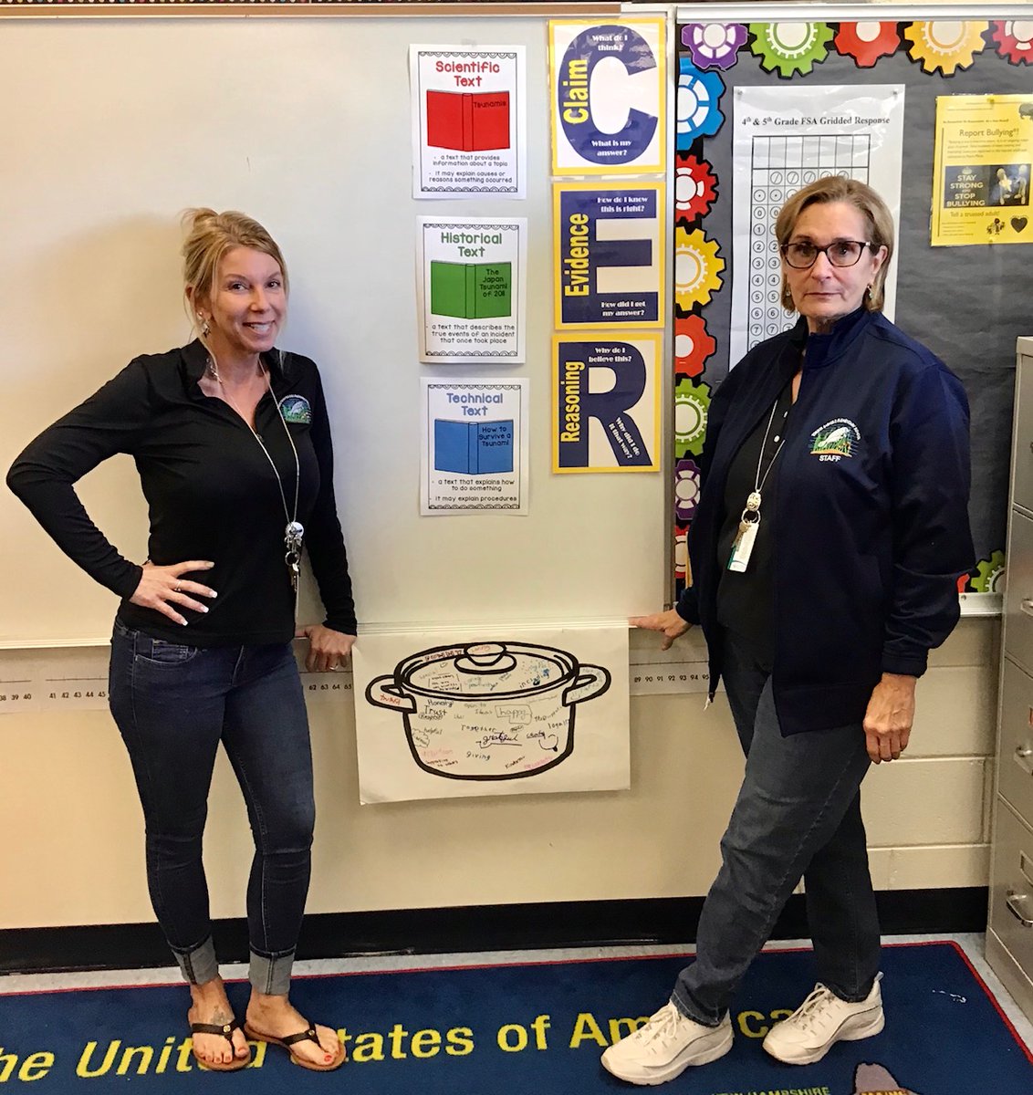 Van Der Eems and Petersen making sure we are accountable! <a href="/TommieBarfield/">Tommie Barfield</a> #greathappenshere #AccountabiliBuddy