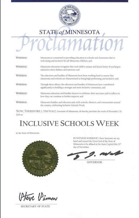 STMASUPT's tweet photo. This week we celebrated Inclusive Schools Week!  We've made lots of progress in implementing inclusive practices to ensure a quality education for an increasingly diverse student population so all students can achieve success &amp; be part of our tradition of excellence #knightspride https://t.co/2FSW22KymQ
