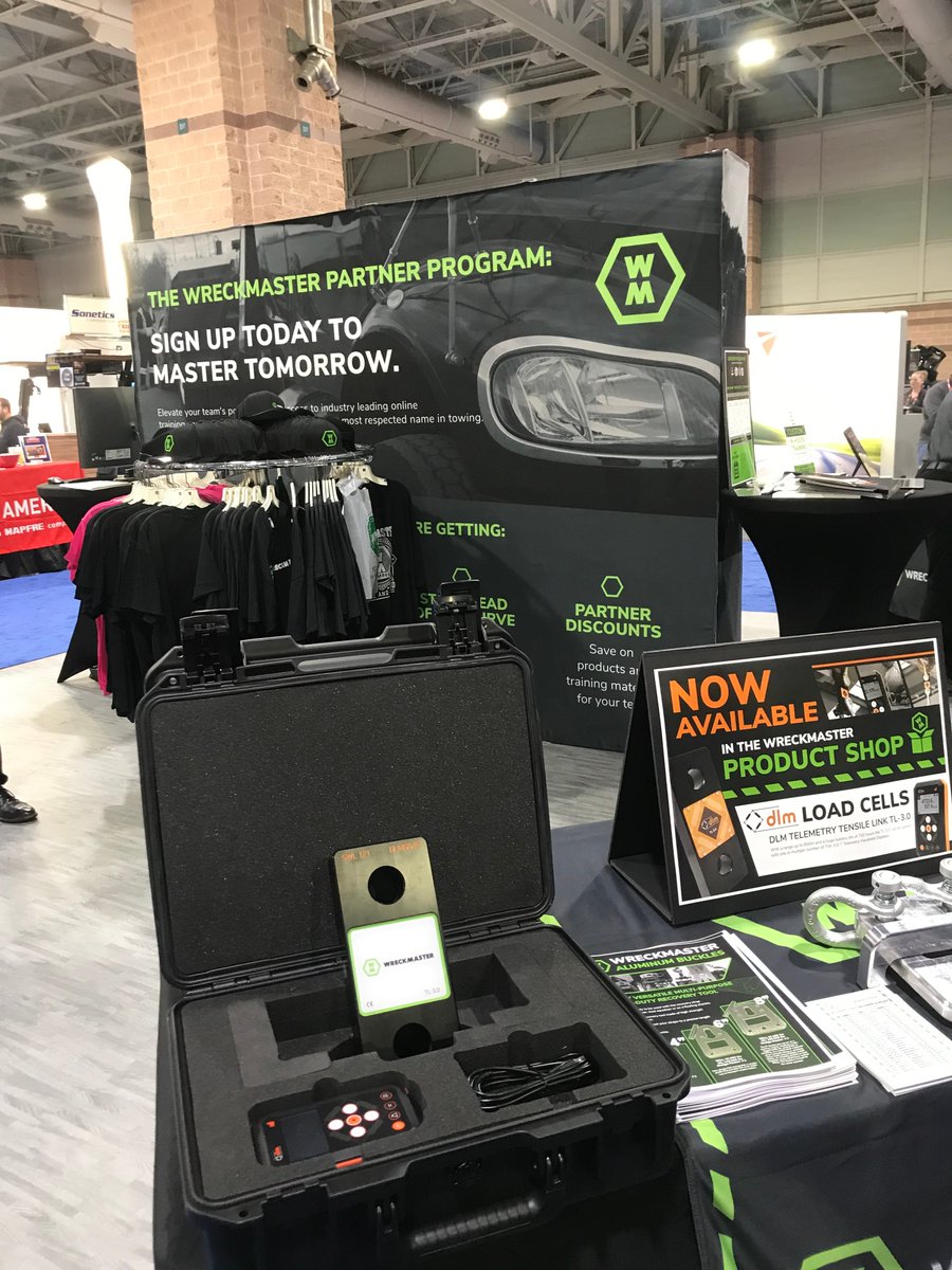 ChantEngineerCo's tweet photo. Having a great time at the #atexpo
with @WreckMasterInc Come by and see us in booth #813 and see the new #DLM product line they are featuring.
@AmericanTowman @DLMLtd #loadlinks #loadcells https://t.co/UbRjtHQybJ