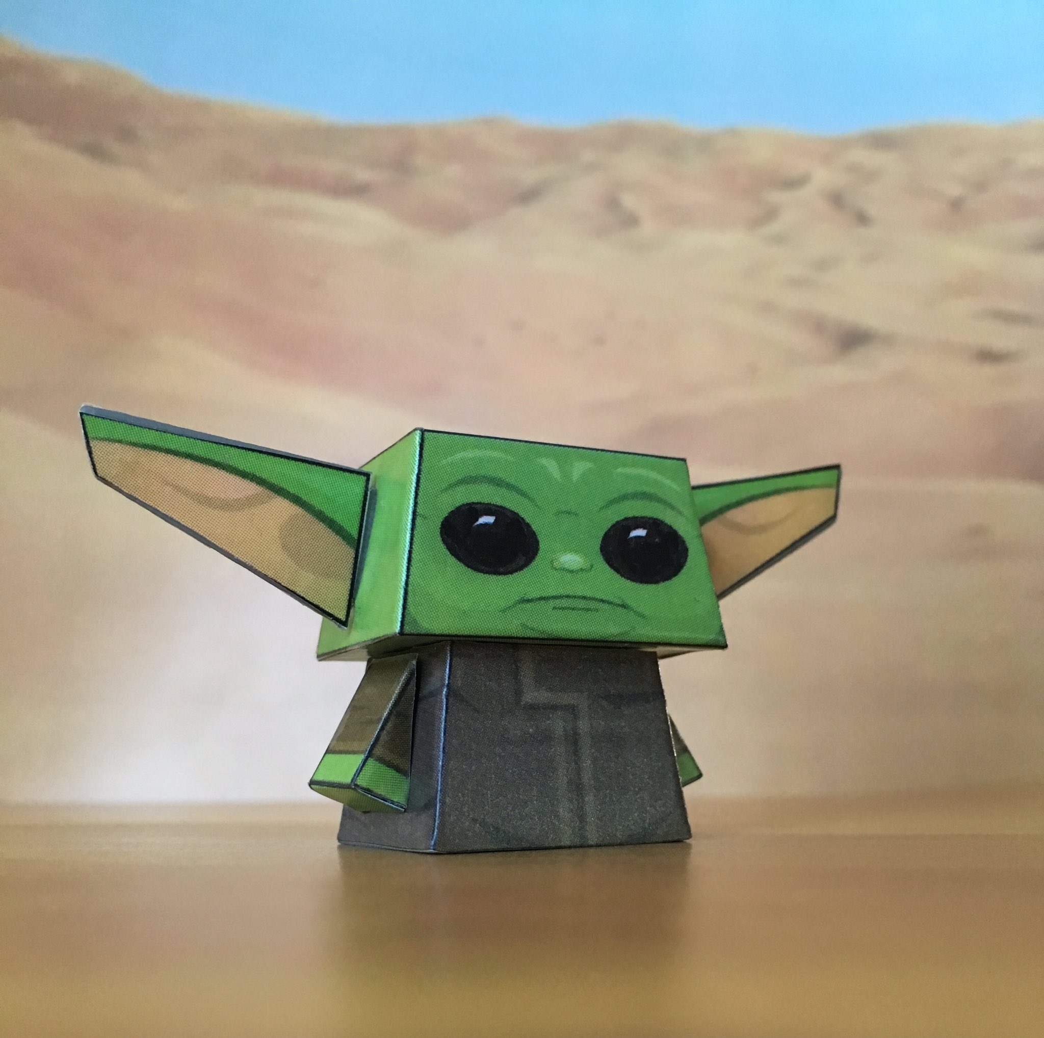 Block Hedz Baby Yoda Plastic Prototype Block Hedz Baby Yoda Plastic Prototype