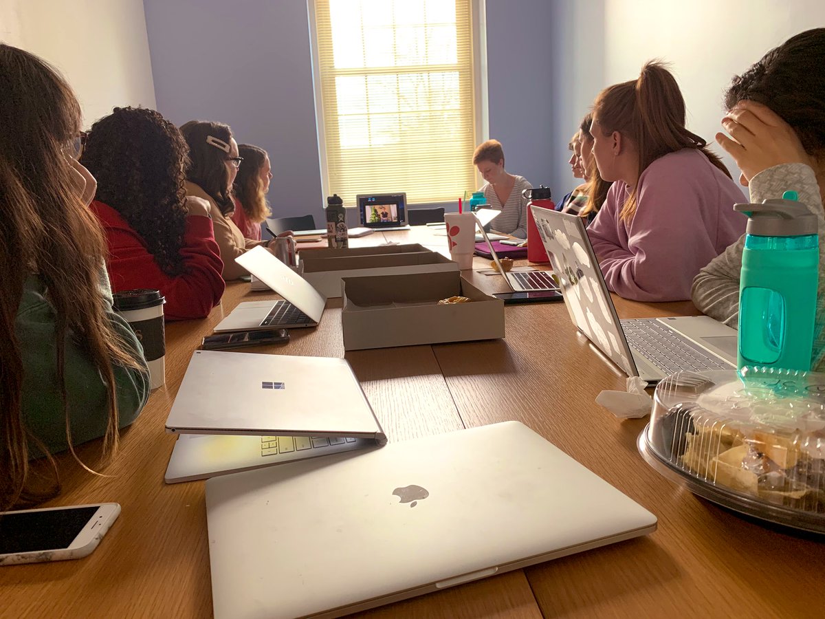 Final Presentations: #secondaryed <a href="/SamfordEd/">Samford Orlean Beeson School of Education</a> students spent the last week in class wrapping up Video Book Reports from YA literature and sharing the last of our Literacy Autobiographies.  What an awesome class community we have had. ❤️