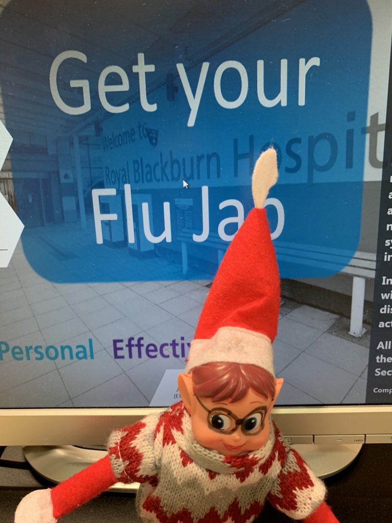 joannemohammed2's tweet photo. Emma the of has had a busy day promoting the flu jab and hanging around on #TeamC10. 

Only 19 sleeps to Christmas !!!! 😆 🎄 https://t.co/Oa9TjHdfJS