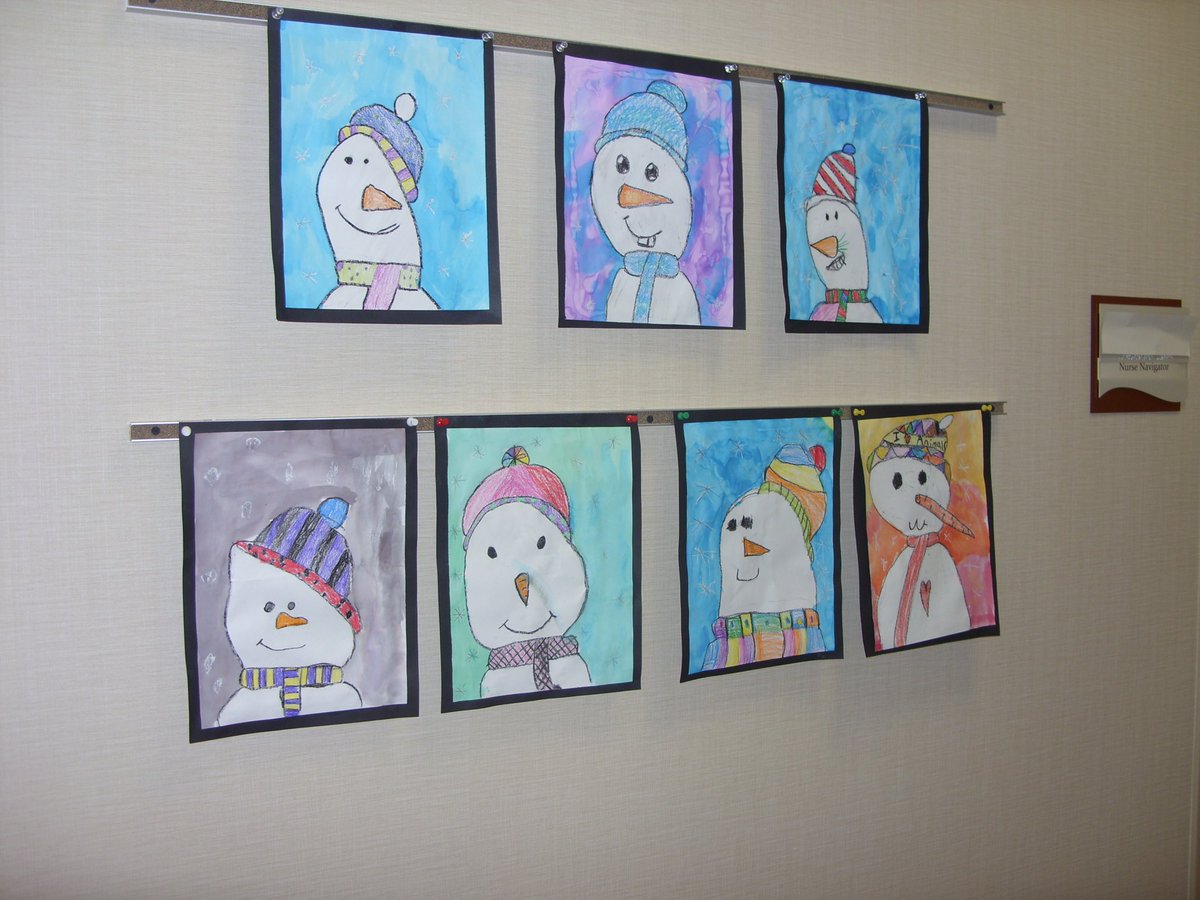 MSellner4's tweet photo. Spreading joy and kindness to the Monti Cancer Center with our artwork. #pwemagic #montimagic https://t.co/SkLlK4dQMs