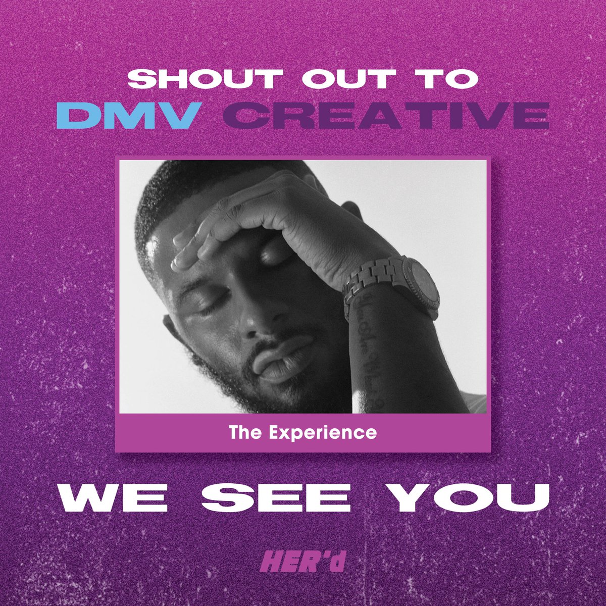 herdthepodcast's tweet photo. We wanna take the time to shout out this #DMVcreative @ItsTheEXP 🙌🏾🔥 Our friend @BlackXMoro put us on to him and after listening...WE WANT MORE! A TRUE ARTIST 🎶
❗️SUPPORT because he’s dope af 💯👑 #WeSeeYou https://t.co/0sdbXcX8xe