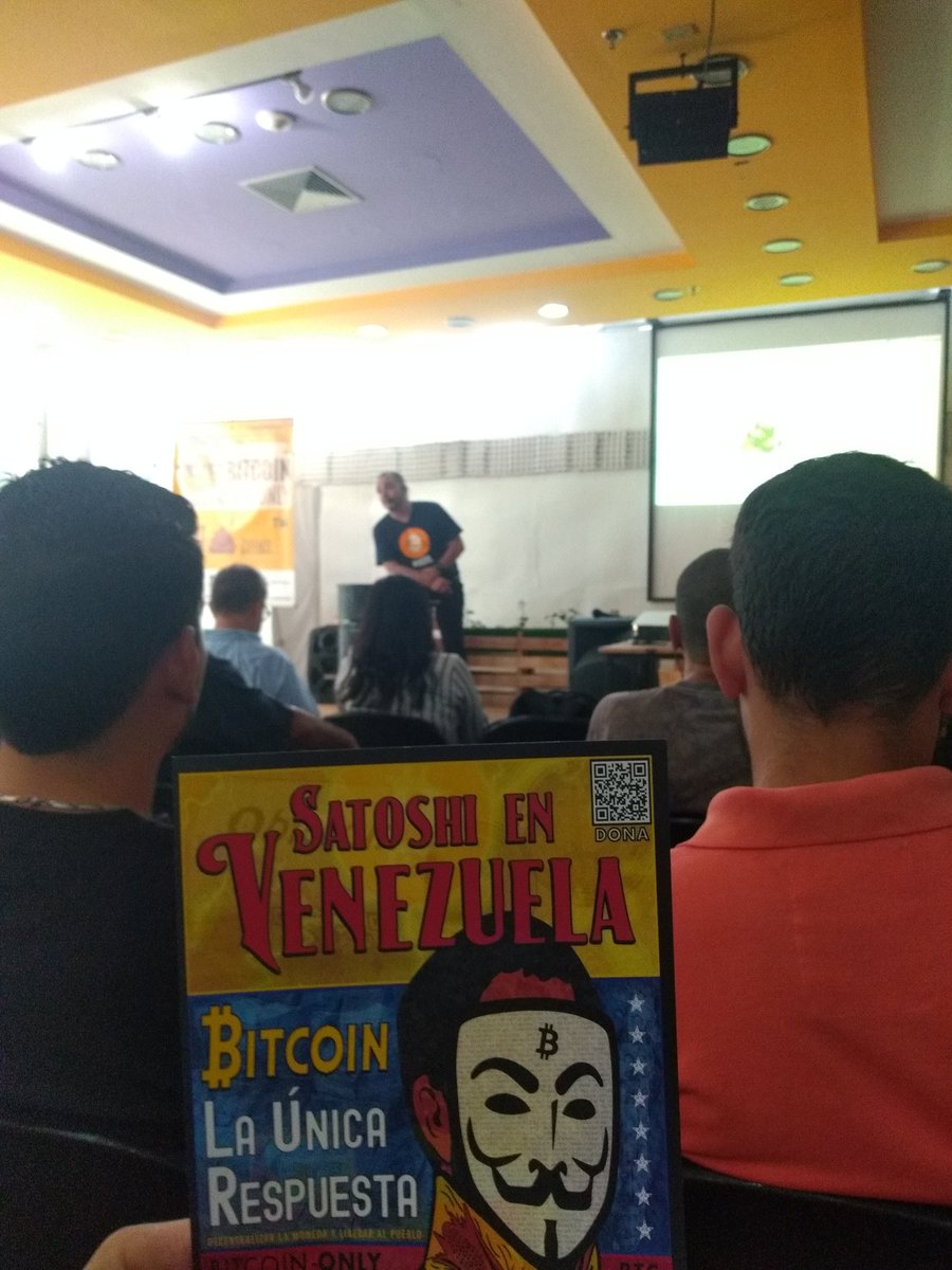 MostaHernandez's tweet photo. #SatoshiEnVenezuela 
#BitcoinOnly
#BitcoinMeetup
#VLN_05 https://t.co/hv6ct09JHY