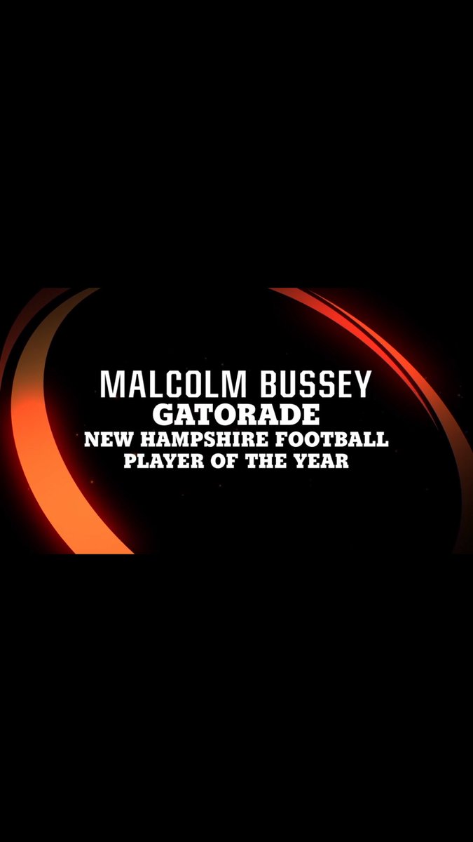 I am honored to be named ⁦<a href="/Gatorade/">Gatorade</a>⁩ New Hampshire Football Player of the Year! Thank you to my coaches, team mates, friends and especially family for getting me this far! ⁦