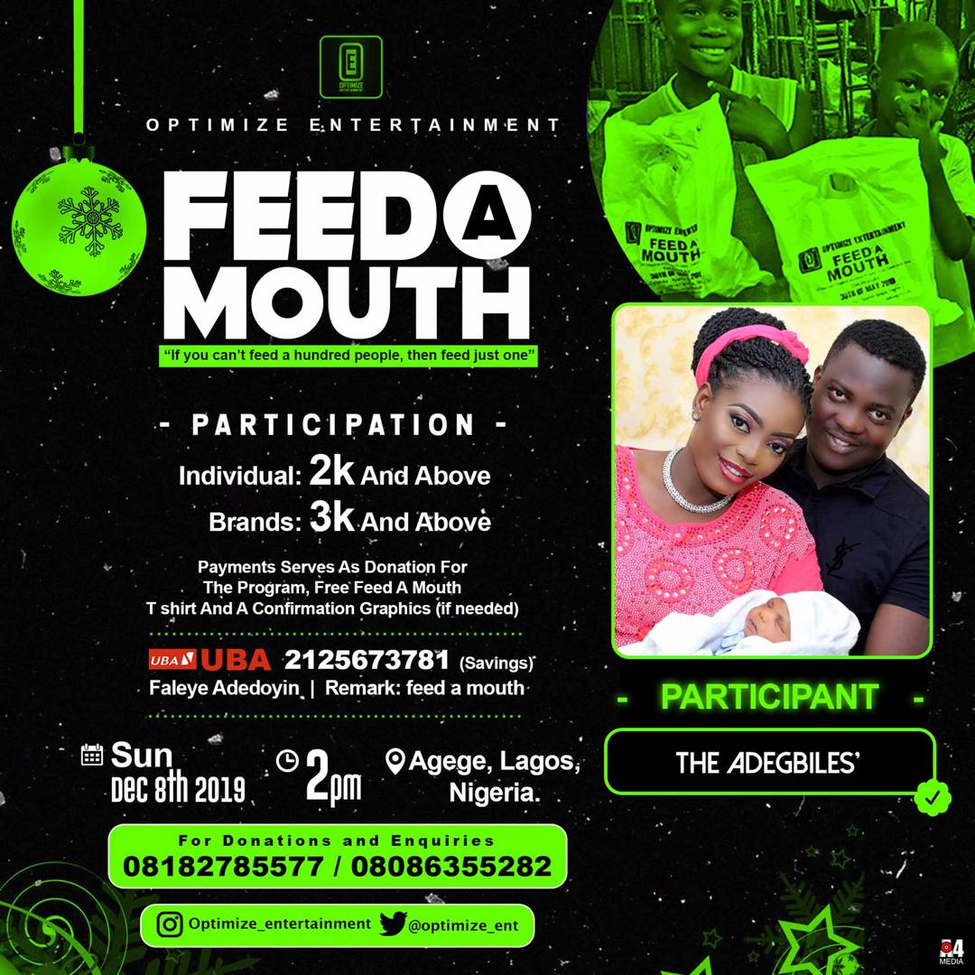 mikkypumpin's tweet photo. It is not until u have millions before you can feed a mouth, the little donations will go a long way..
#FeedAMouth
#OptimizeEnt
#OptimizeEntFeedAMouth2.0 https://t.co/U4lUQMPzsb
