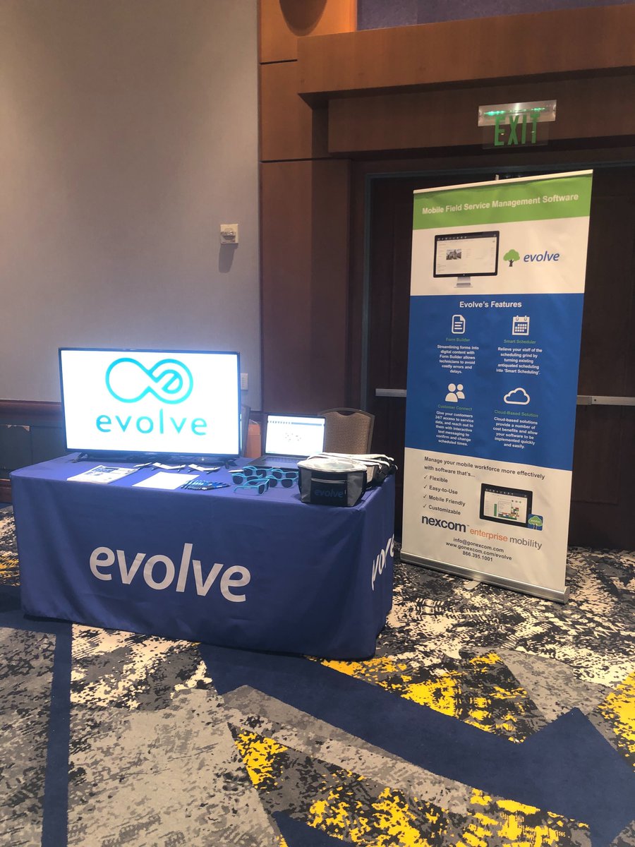 EvolveService's tweet image. We enjoyed exhibiting at the National Pest Management Association&apos;s Tech Summit this week in Atlanta, sponsored by @NationalPestMgt. We look forward to the next event! #NPMA2019 #pestcontrol #pestcontrolsoftware