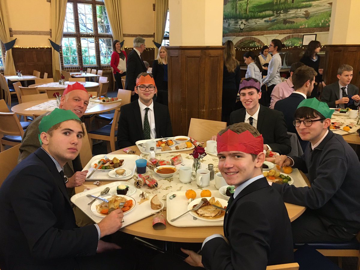 The boys had an enjoyable Xmas lunch