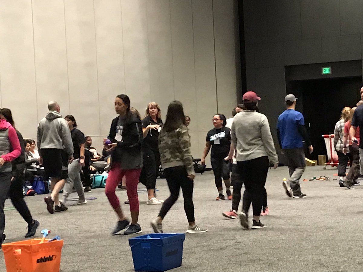 SHAPEAmericaCEO's tweet photo. “I always go to adapted P.E. sessions whenever I can. There are so many lessons to incorporate into my general P.E. classes.” Love this quote from @Penut2433 and so true! As @JodysAPE once told me, “every P.E. teacher is an adapted P.E. teacher.” ♥️♥️♥️ #inclusion #newpathways19 https://t.co/oOwnpHxsK2