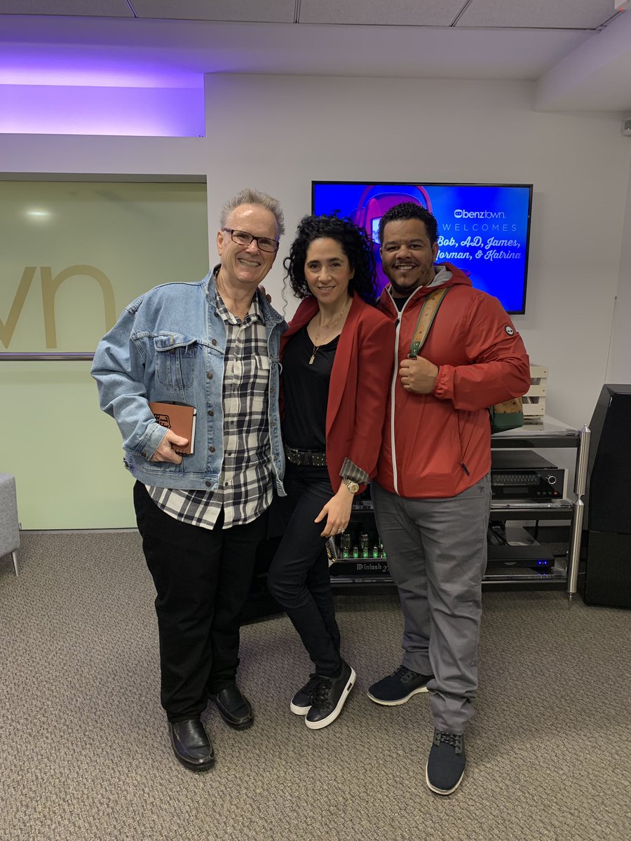 KatrinaMusic's tweet photo. Don’t let the @armani #Sneakers fool you, today I did a bit of Entertainment Lawyering @benztownradio pictured here w/ @ChachiDenes @Bonnie_Nordling #adrianscott & #bobmoore #LAGirl #LALife #MusicLife #RadioLife #MusicConnectsUs #Blazer @rag_bone #FlyingMonkeyDenim https://t.co/QkpnkAb0up