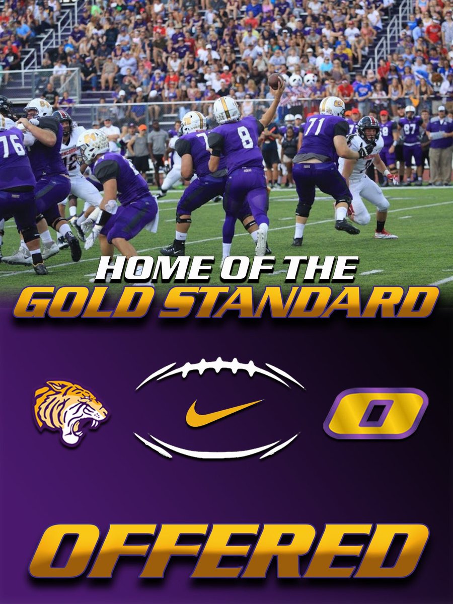 Ethan_Griffin50's tweet photo. I am beyond blessed to announce that I will be continuing my academic and athletic career at the Olivet Nazarene university. I am HOME #GoldStandard #GoTigers https://t.co/WwDu3ZLohB