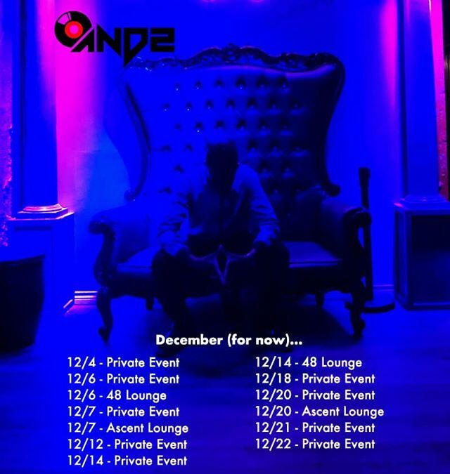 And2Music's tweet photo. 'Tis the season for holiday parties and marathon sets. Still got some TBDs before the new year, but catch me at one of my rare public sets this month.
#december #DJLife #Blessed #GoodVibesOnly #LetsGetIt #IHaveMyMoments #And2 https://t.co/2t7W2parX4