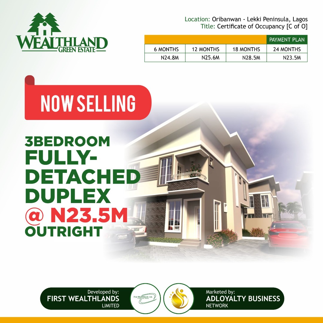 onaolapo73's tweet image. Imagine yourself paying N1m initial deposit before 20th of December 2019 to subscribe for any of these  inside Wealthlands Green Estate  spread 24 months payment .
 Call +2348180260661 now
#shellstructure
#homebuyers
#nigeriansinmanchester
#nigeriansinuk
#nigerianindiaspora