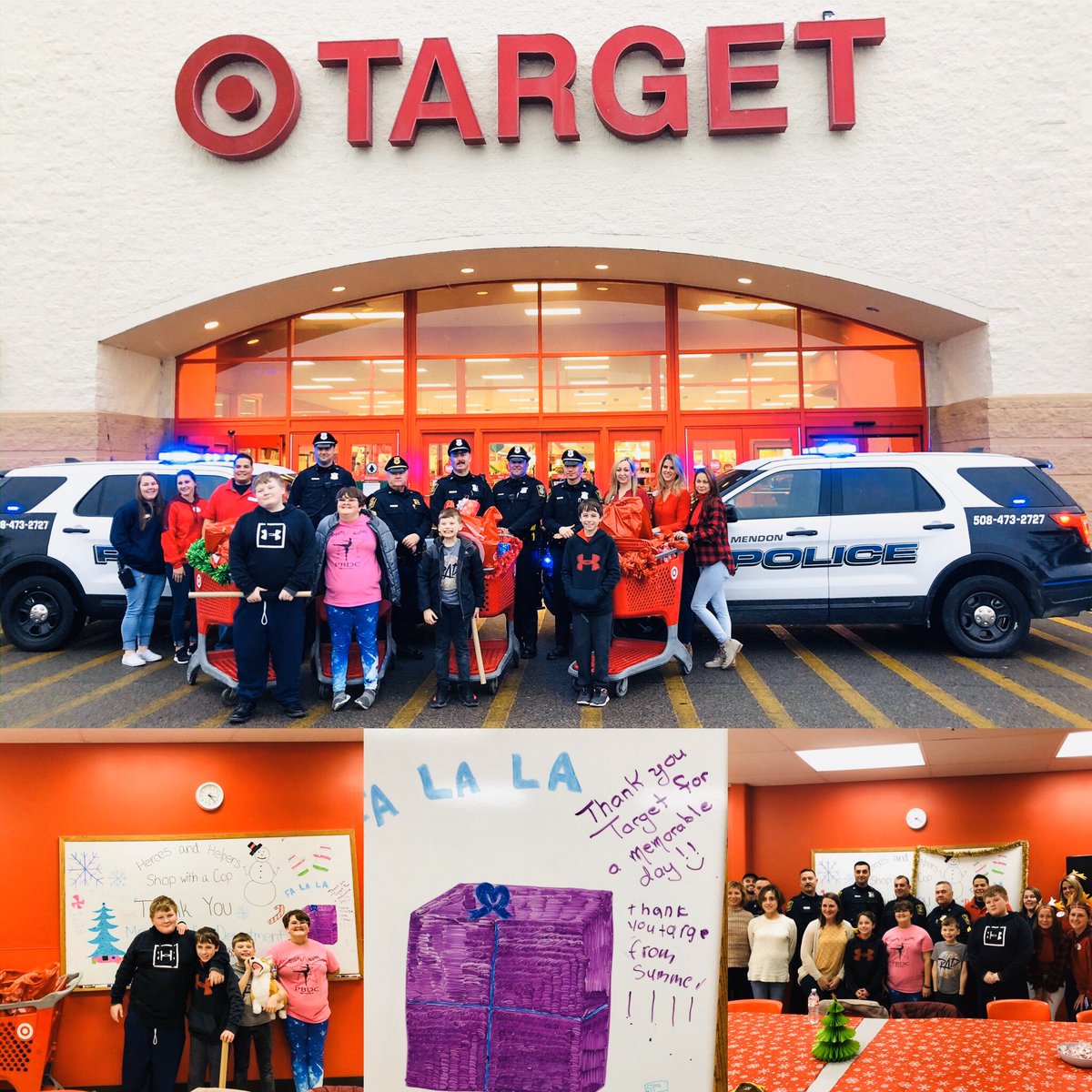 Getting in the holiday spirit with the Heroes and Helpers event at Milford! <a href="/sam52988/">Samantha Smith</a> <a href="/laobrien924/">Laura O'Brien</a> <a href="/Djoumbarry/">Djouma Barry</a>