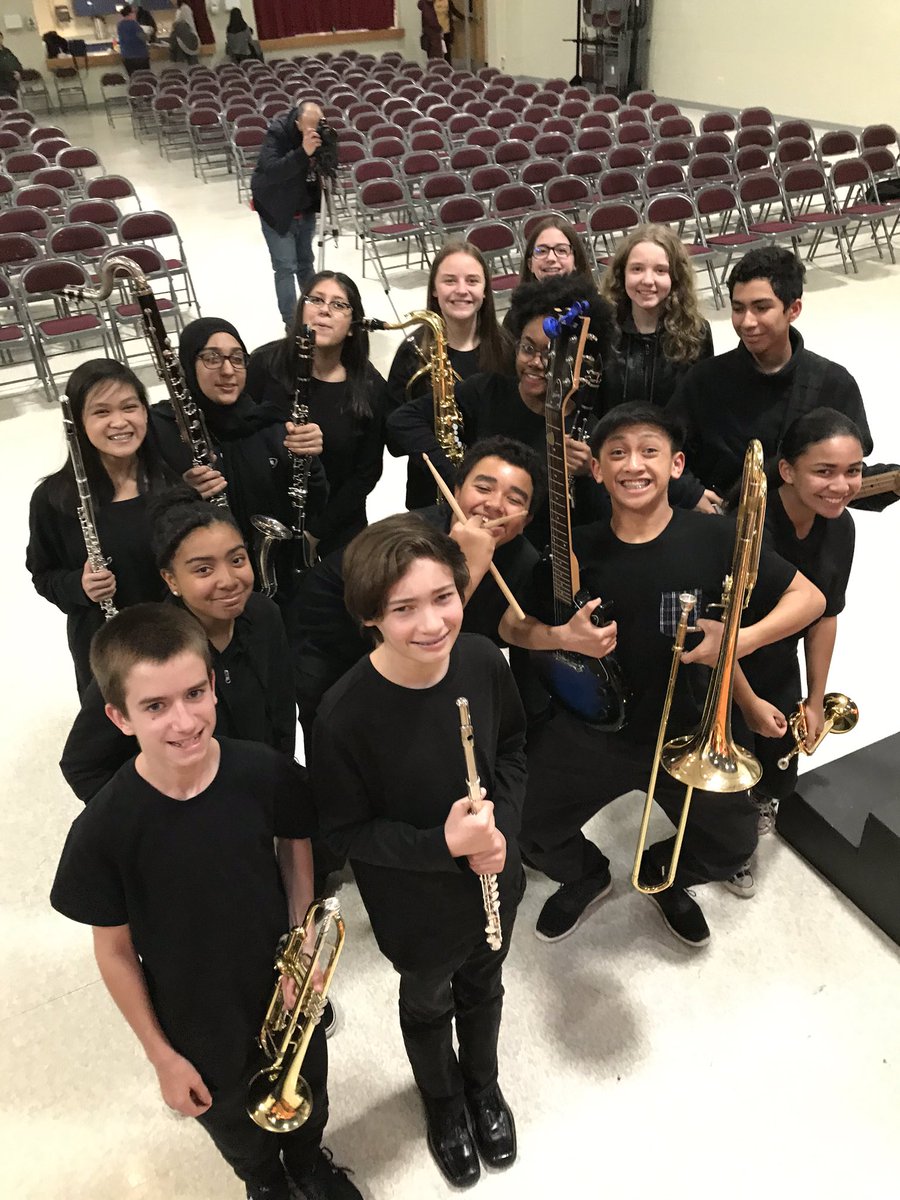 This wonderful group of kids have worked so hard to make the music in Matilda memorable and fun. Come see the show tonight or tomorrow! Great job, pit band!