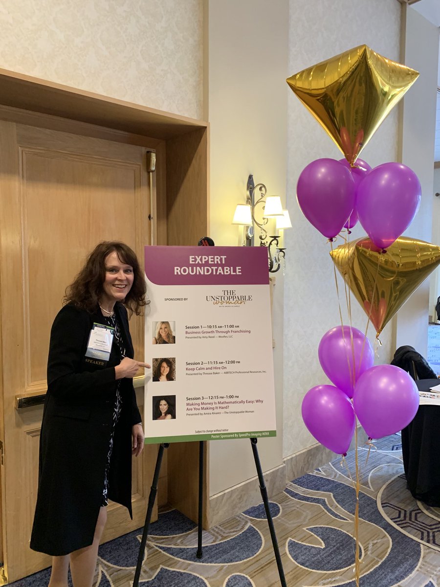 ABBTECH's tweet image. Having a GREAT time at the VA Women’s Business Conference!  #VaBizCon. I enjoyed talking with the lovely women who attended my session...Keep Calm and Hire On