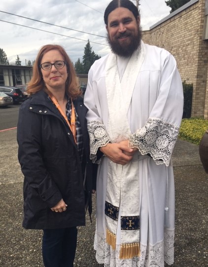 stmarkschoolwa's tweet photo. Did you know?  Today is the Feast of St. Nicolas. Father Maurer shared with the St. Mark Parish School students the value of sharing their gifts to lift the spirits of others, in addition to traditions of old, placing shoes on the front porch in hopes of receiving an🍊. https://t.co/AADFZajzid
