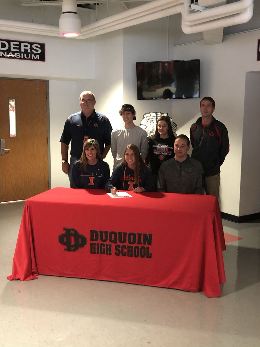 Congratulations Gabby Alongi on signing with the University of Illinois Track &amp; Field and Cross Country programs today!