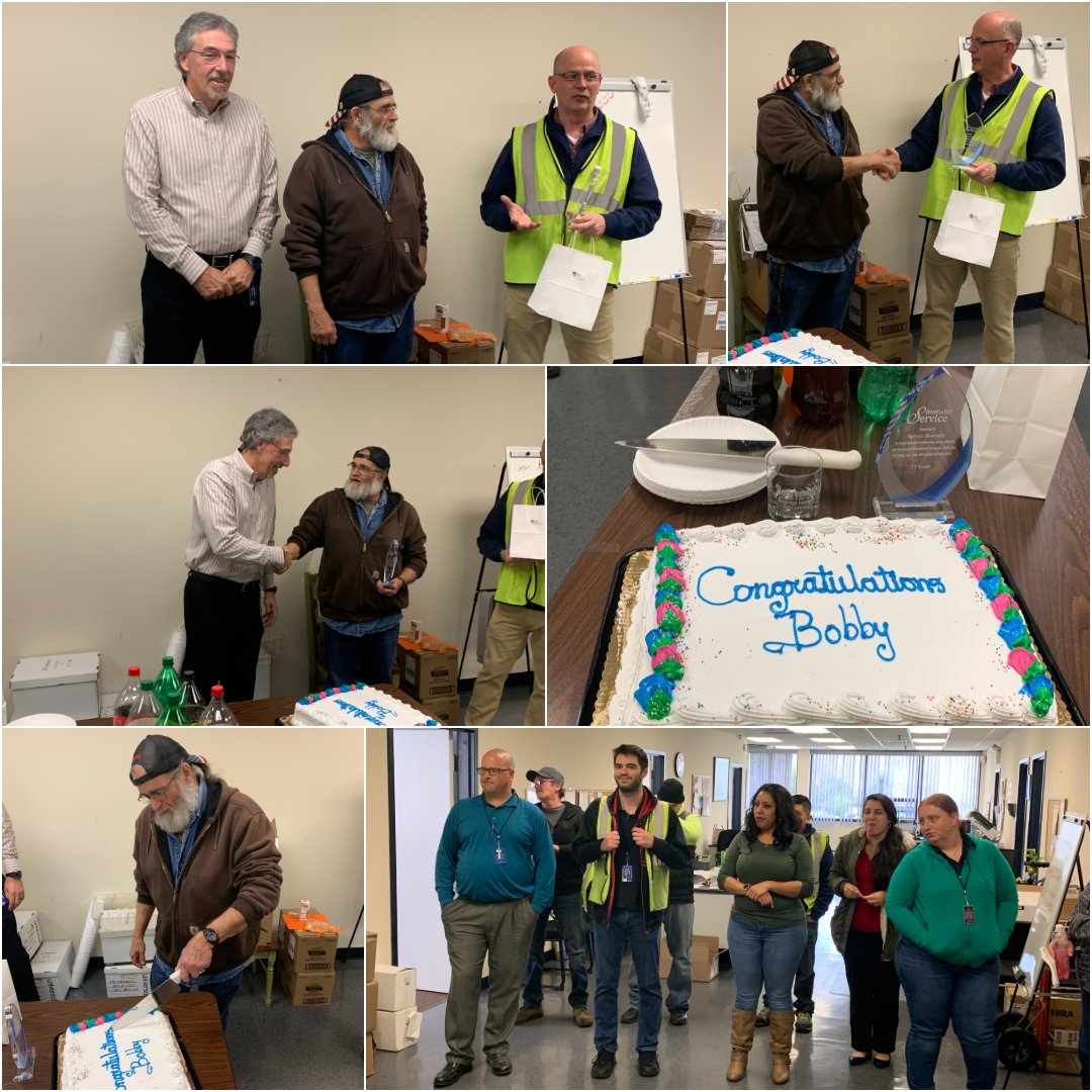 TylerDist's tweet image. Thank you for Bob Berescky for 25 years of service! Bob kept things moving for Tyler Distribution Centers since 1994. Bob and his fellow forklift operators handle the crucial task of controlling the flow of pallets in and out of Tyler Distribution facilities.
