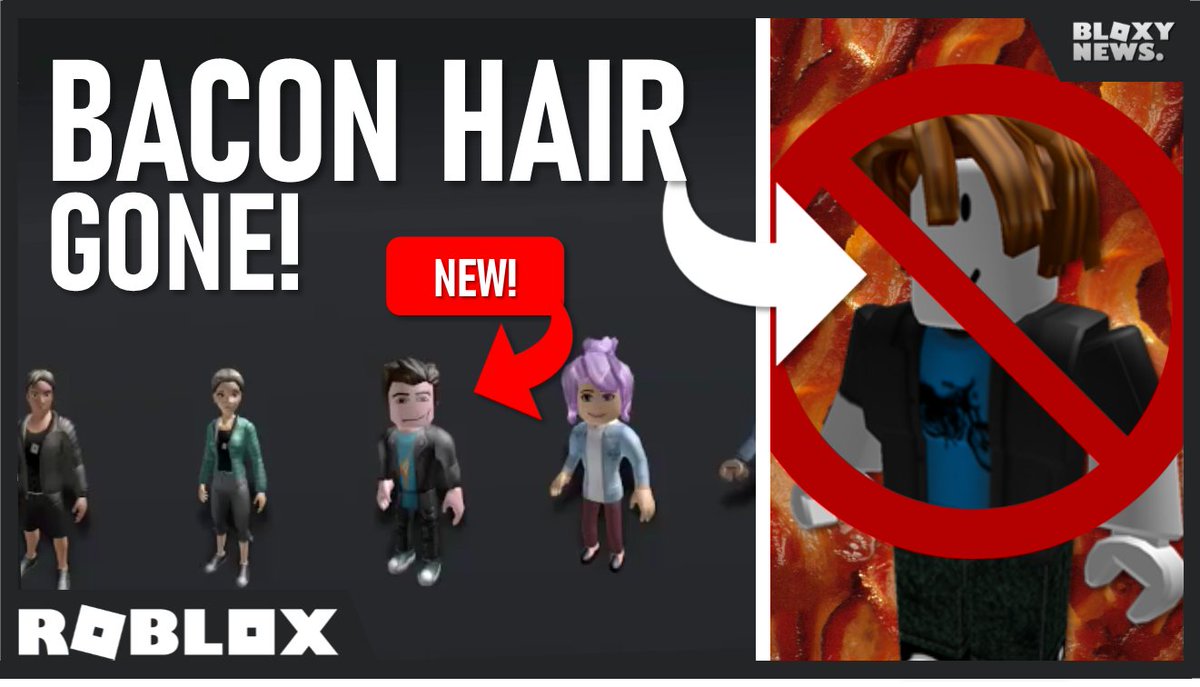 Bloxy News On Twitter New Video Saying Goodbye To Bacon - bloxy news on twitter and lastly the main roblox logo the red