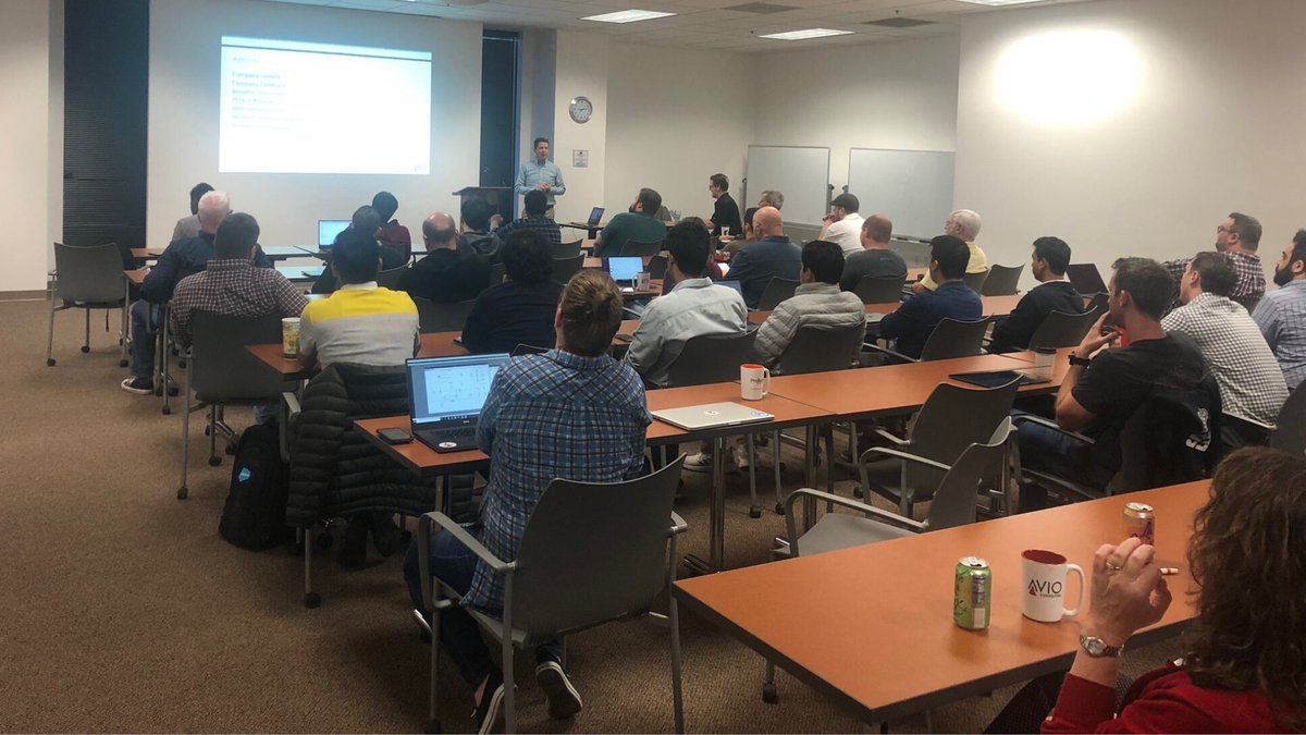 avioconsulting's tweet image. All hands meeting today at the office with President, Brandon Dean, kicking off our Friday discussion 📋 

#CompanyCulture #WorkingAtAVIO