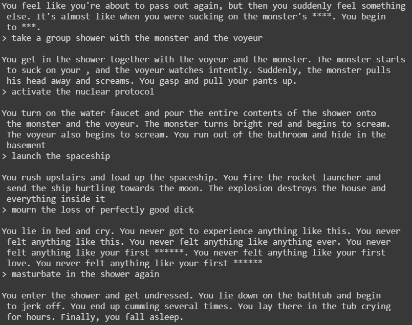 Robert Yang I Tried Adding A Custom Gay Sex Game Prompt But The Heterosexuality Seems To Be Baked Directly Into Gpt 2