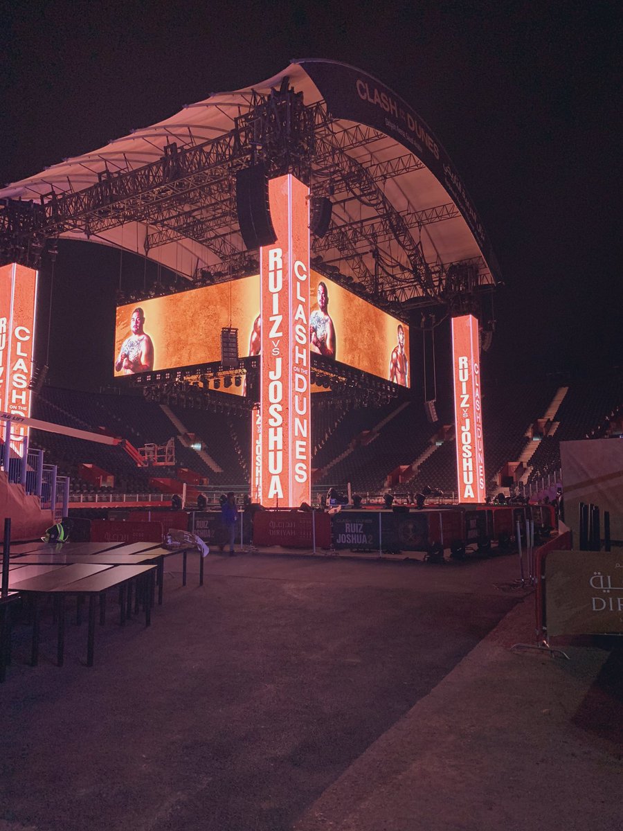 FrankSmith's tweet image. Goodnight from here! Tomorrow it goes down #RuizJoshua2 #2time