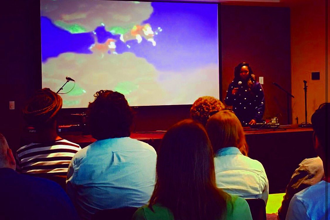 weareKING's tweet image. Love seeing that you guys still play &amp;amp; thrilled you hear our love of gaming in our music😊 #moogfest2017 I gave a workshop on how the classic consoles influenced the soundscape of the ‘We Are KING’ album. We approached each song like a level in one of the classic games (+)