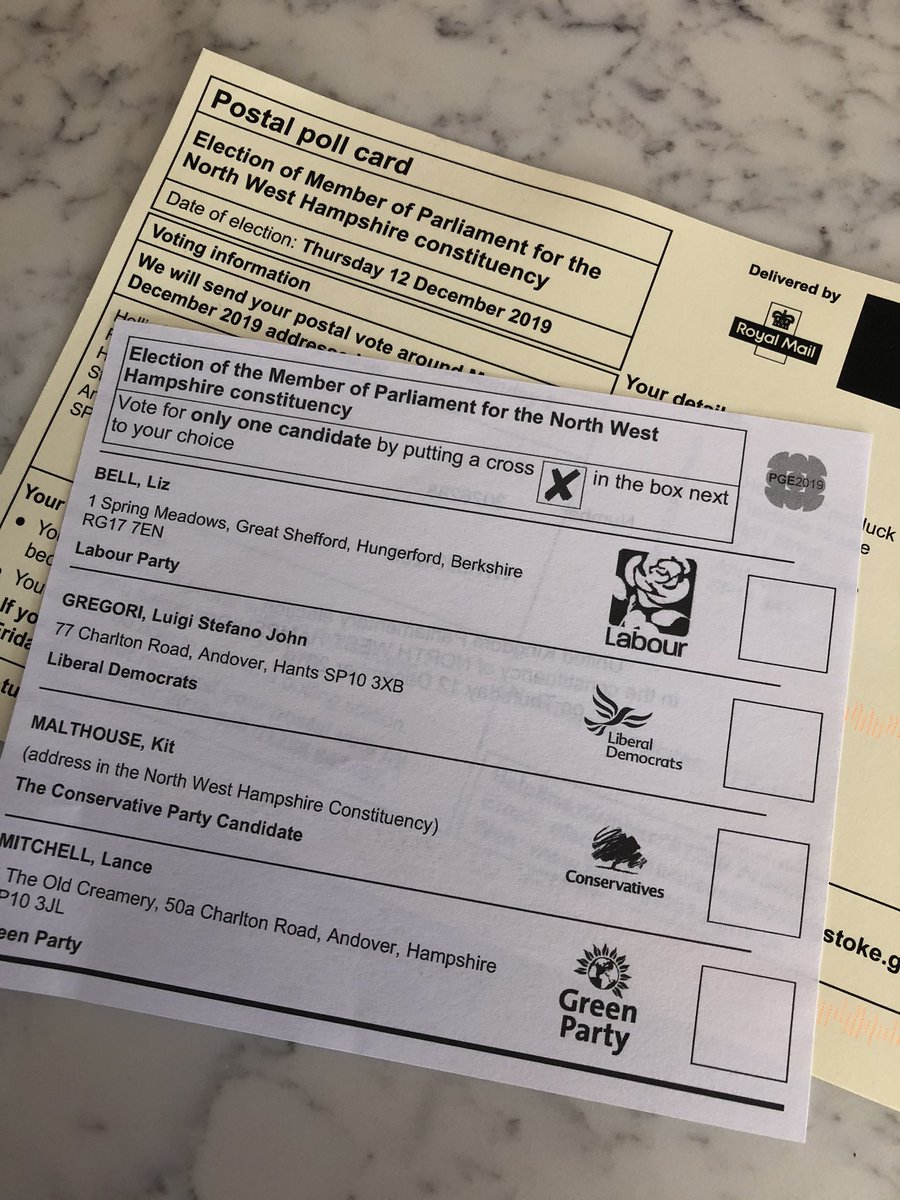 X marks the spot. Watching the ministerial debate and feel even more adamant I have made the right choice #abc #BBCDebate