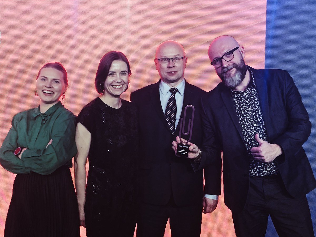 OlkaKonecka's tweet photo. This is #LifeAtFortum in a nutshell: hard work, project #foracleanerworld and two awards from @ZFPRpl #ZłoteSpinacze2019 @FortumPolska ✈️⚡️ #emobility #SamolotNaBaterie @Fortum https://t.co/jIZSPwaaRI
