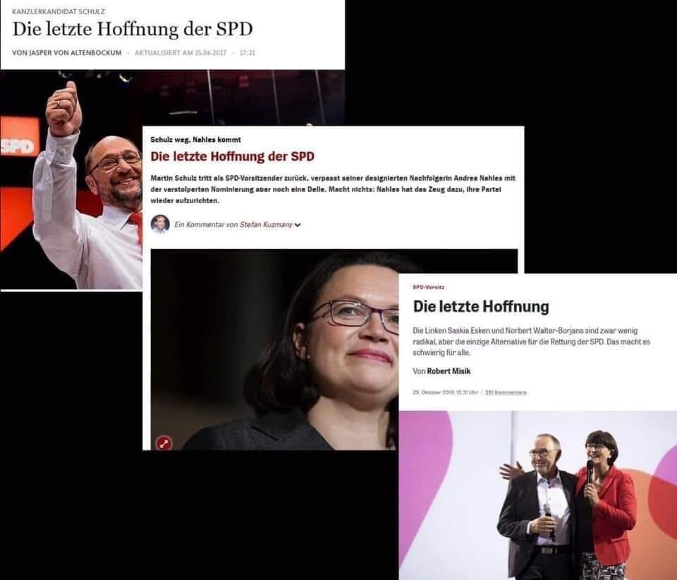 Die letzte - die allerletzte - und die allerallerletzte Hoffnung der SPD #spdpt19 😂😂😂