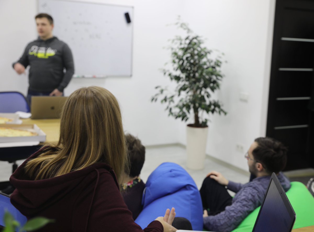 keytotech_team's tweet photo. Traditionally, our workweek ends with a TechTalk! Today our Android developer Maryan had a very interesting speech about Architecture components.
#techtalk #keytotech #softwaredevelopment #outsourcing #AndroidDevs https://t.co/Q32FbWfmqu
