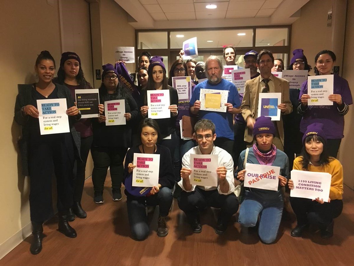 LegalAid1199's tweet photo. Making the case for living wages and steps for all. #ReadyToTakeAction
Stagnant wages + rising cost of living = living paycheck to paycheck. https://t.co/9K7TeZoCUm