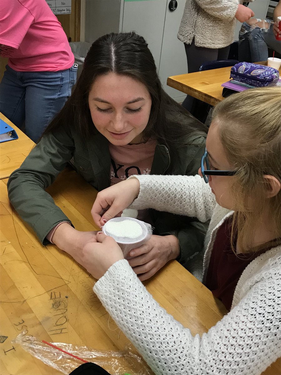 JacobMeisner's tweet photo. It was a βmake itβ kind of day in the ag room. Agronomy students developed pesticide labels of their choice. Ag Science students made cheese. And the horticulture class made wreaths! #learningtodo #teachag #handson #princespride #princeslearning https://t.co/x8fMSURy8n