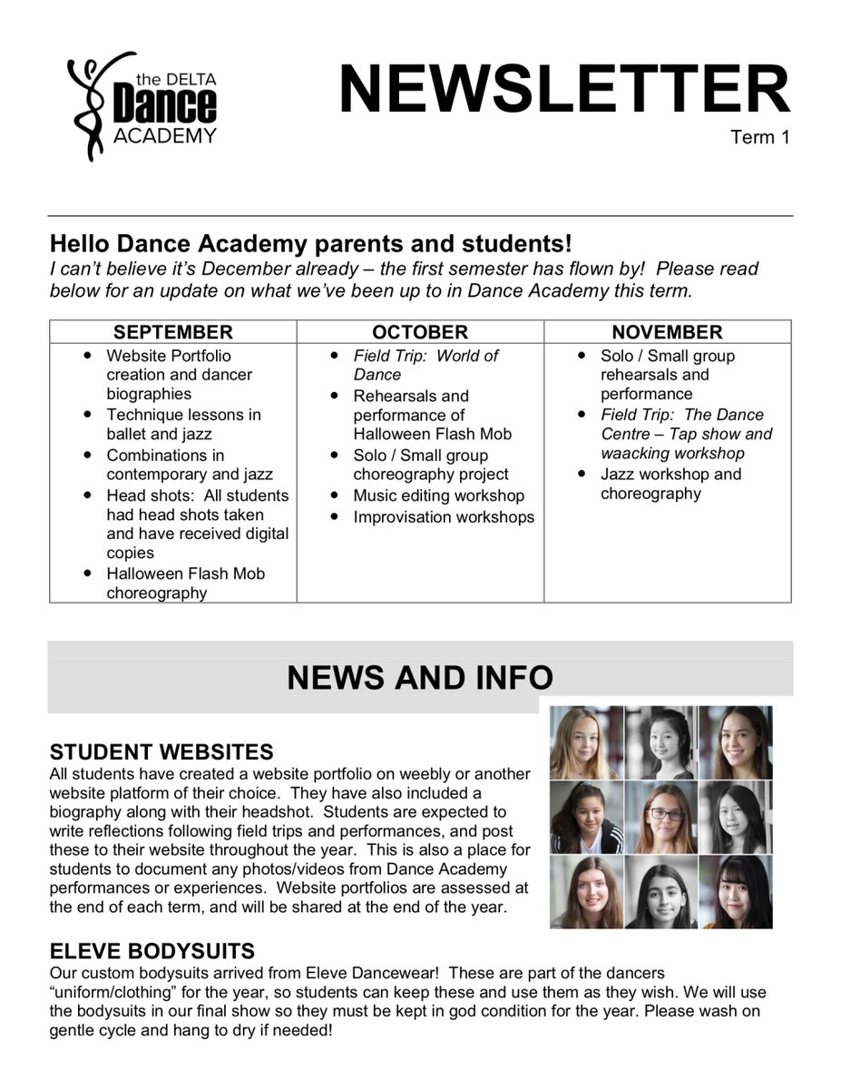 deltadanceacad's tweet photo. TEST newsletter https://t.co/hwdARITmDD https://t.co/x5UxgVOSwc