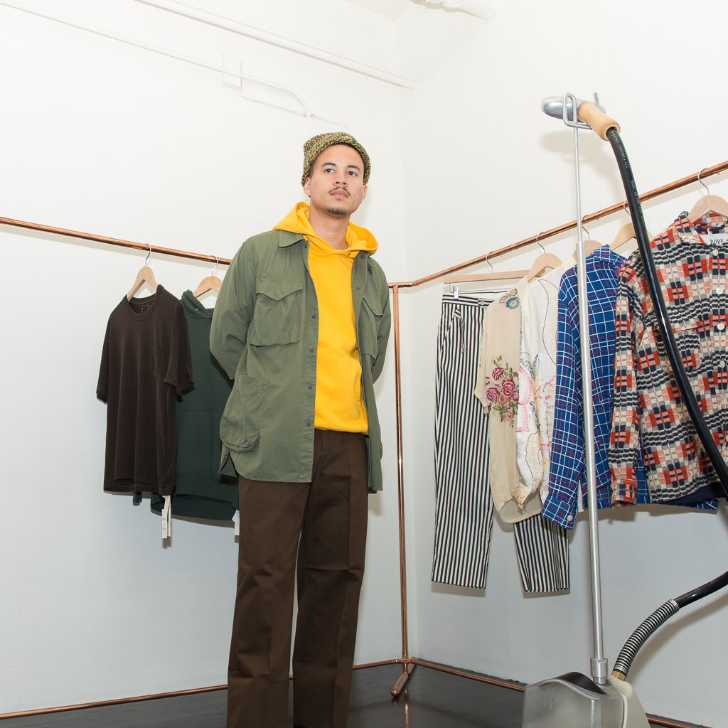 MAASandStacks's tweet photo. Shop Look 💨/ nonnative Hunter Shirt Jacket Cotton Ripstop Olive - Visvim Jumbo Hoodie P.O. (Veggie Dye) Yellow - Our Legacy Chino 24 Dark Brown Satin | #nonnative #visvim #ourlegacy https://t.co/177H01D5jX