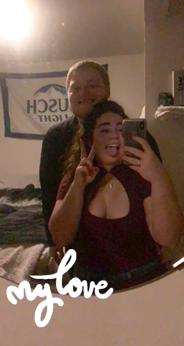 Kaitlyn_Hunting's tweet photo. Happy 5 years my love🎊💕I’m so lucky to have you in my life❤️I love you so much😋😘 I can’t wait to see youuuuu 
“I should get an award for putting up with your ass for this long” https://t.co/u3D7dEnM8t