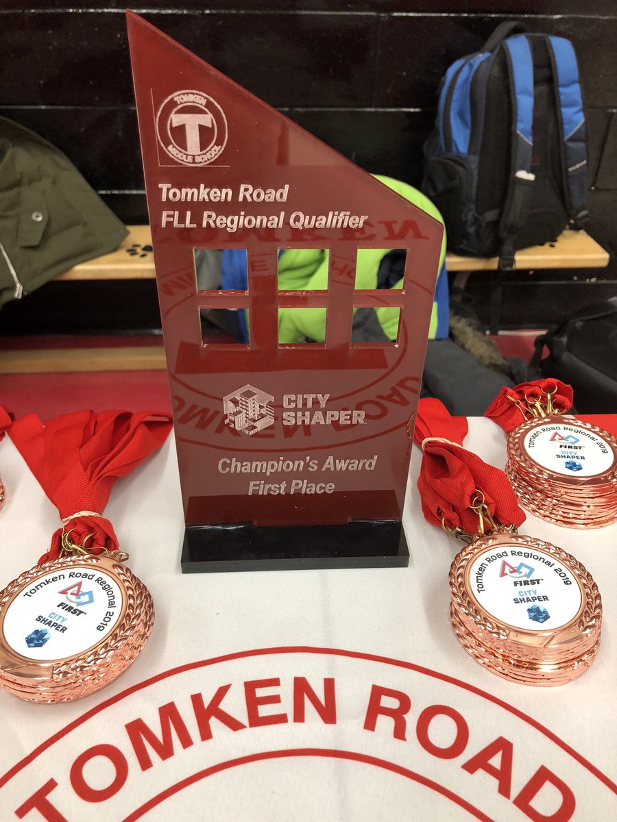 Setting up for our <a href="/firstlegoleague/">FIRST LEGO League</a> Regional Qualifier Tournament <a href="/TomkenSciTech/">Tomken SciTech</a> <a href="/paul_dasilva12/">Paul da Silva</a> <a href="/SueLawton2010/">Sue Lawton</a>