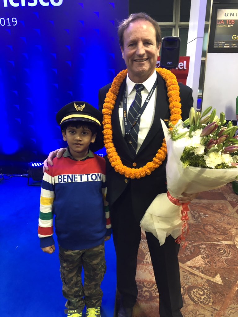 MarcelFuchs59's tweet photo. What a fantastic occasion this morning in Delhi celebrating our new nonstop service to San Francisco @weareunited with our customers and crew. https://t.co/QUxY2rpzp2