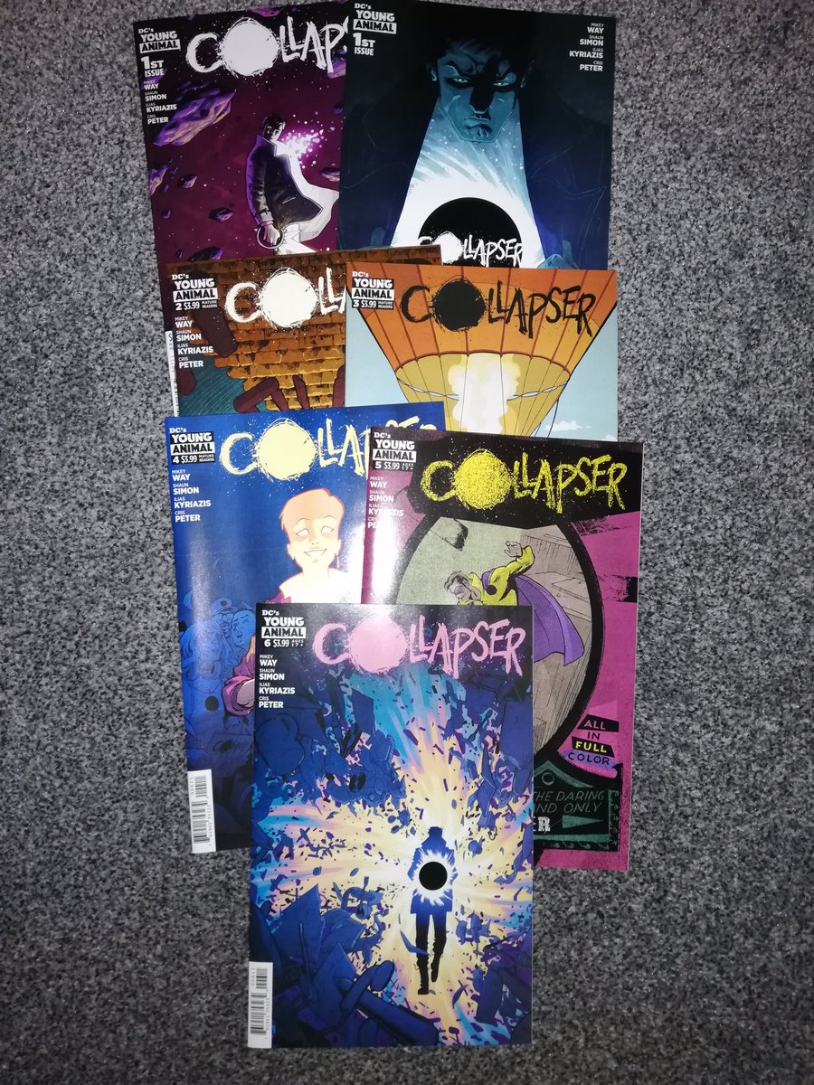 mother_magpie's tweet photo. I have enjoyed #collapser so much, shame the run is over! #6 excellent again, a very satisfying ending, but would love to read more! Congrats to everyone involved! @IliasKyriazis (couldn't tag you in photo, sorry!) https://t.co/fzs6n8Z9UD
