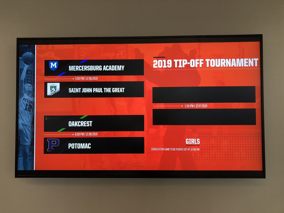 Stage is set in the new Spangler Center for our 5th Annual Athletics Open House &amp; Tip Off Basketball Tournament. Looking forward to seeing our prospective lacrosse players, families and student athletes TONIGHT starting at 7:00 PM. #GoPanthers