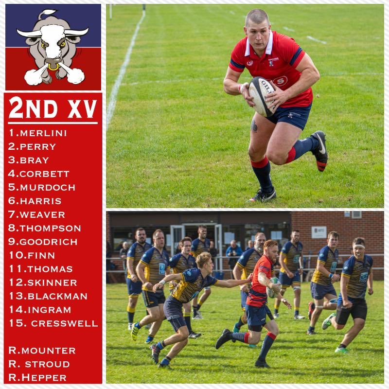 The squads have been announced, here are your 1st & 2nd XV’s for the weekend... #Bulls