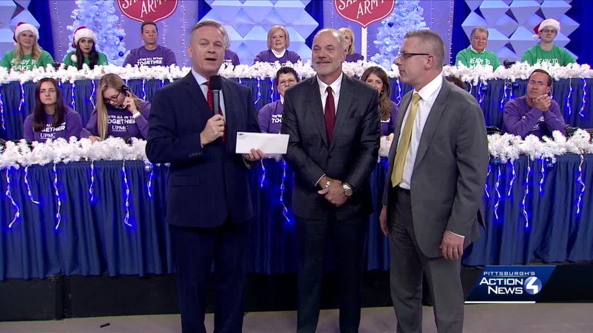 WTAE's tweet photo. Thank you First National Bank for the generous $3,000 donation to Project Bundle Up! #bundlethemup @MikeHarveyWTAE https://t.co/C1Z8ZGdgDg