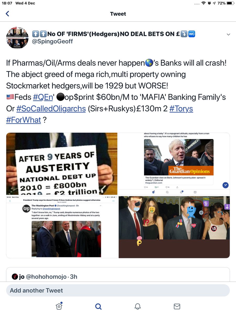 SpingoGeoff's tweet photo. #LetsGetBorisDone he must be held up in Parliament Square, for Fruit target practice, for each and Every Lie he has bullied the Public with! Heโs a Knob, for Knobs a #PrimedAmazonian Millions dead & or countries plundered for oil asap re UN agendas, #LaboursGreenBank & Manifesto! https://t.co/HfcL3OM5uv