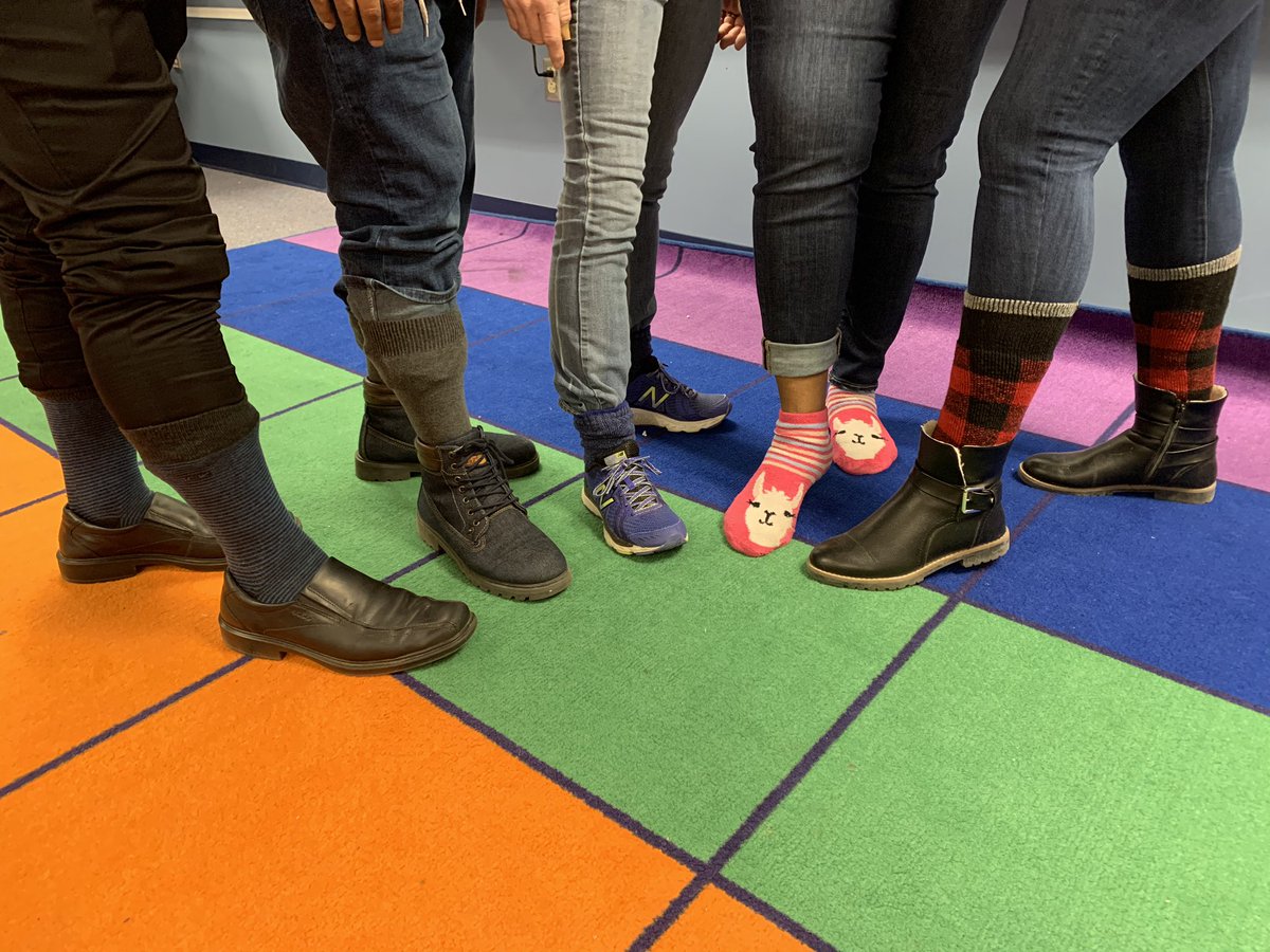 JHolly4th's tweet photo. On the 11th day of Christmas Neabsco gave to me, “A socks day to keep 4th grade toes warm🧦. #12daysofstars @NeabscoPrincip1 https://t.co/mKMdCgxL69