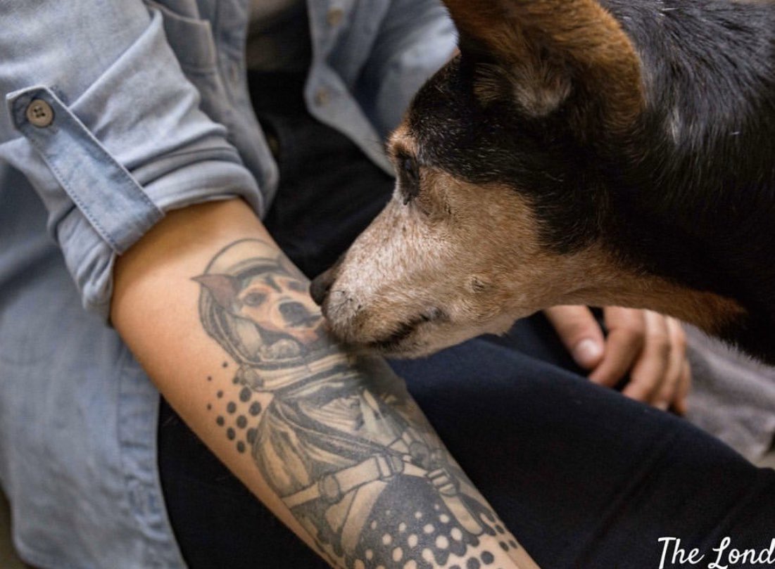 Today is my dear old friend frank's 17th birthday. Here he is in a blanket  and admiring his mum's (@mollyEatsTofu) tattoo of him in a space suit. I  cooked him a fillet, image size:1101x809