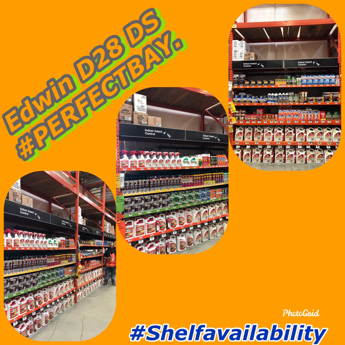 PeteSlatter's tweet photo. Edwin D28 DS wanted to show off his 3 perfect bays today!!! Nicely done with shelf availability Edwin! #ZEROOUTS. #INSTOCK123. #PERFECTBAY. #Shelfavailability. #Q4SHELFIE. #0268. @dennyawarren @JeremyTHD0268 @Tina06157498 @ScottYa34699621 @xecross89 @RubenRo48457043 https://t.co/ypVRWCSO04